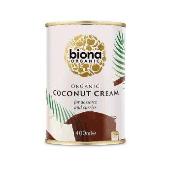 Organic Coconut Cream Biona 400ml Organic Coconut Cream Biona 400ml