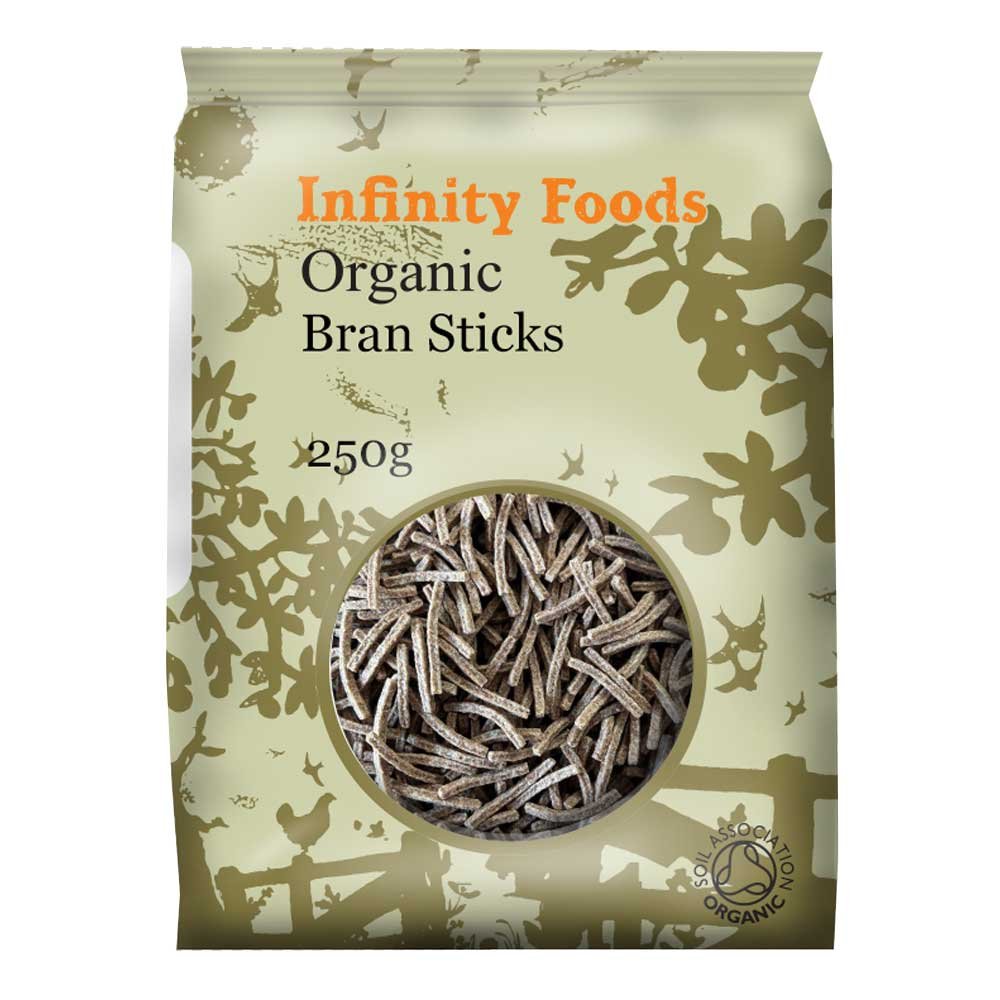 Organic Bran Sticks Infinity Foods 6x250g