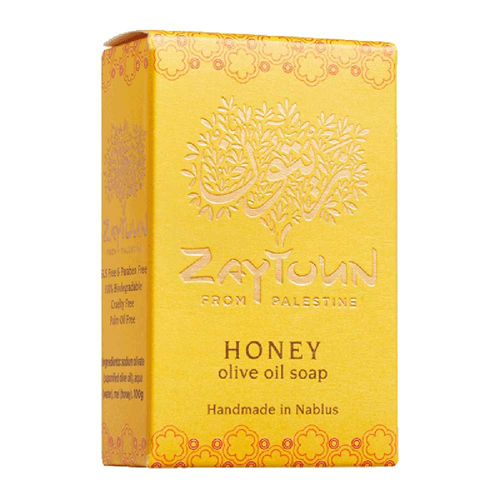 Honey Olive Oil Soap Bar Zaytoun 100g Honey Olive Oil Soap Bar Zaytoun 100g
