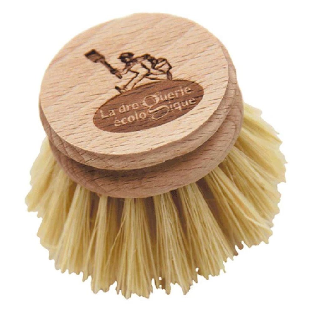 Wooden Dish Brush - large replacement head La Droguerie 1pack