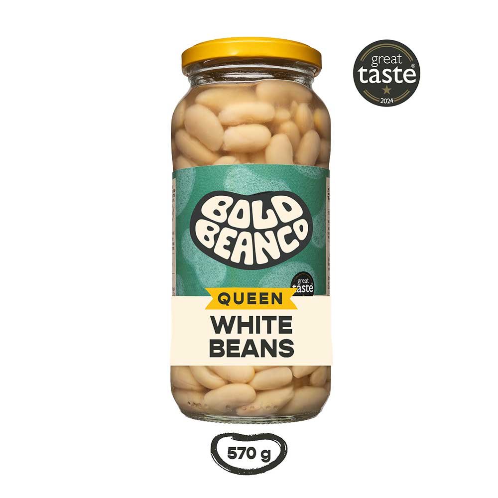 Organic White Beans Bold Bean Co 570g