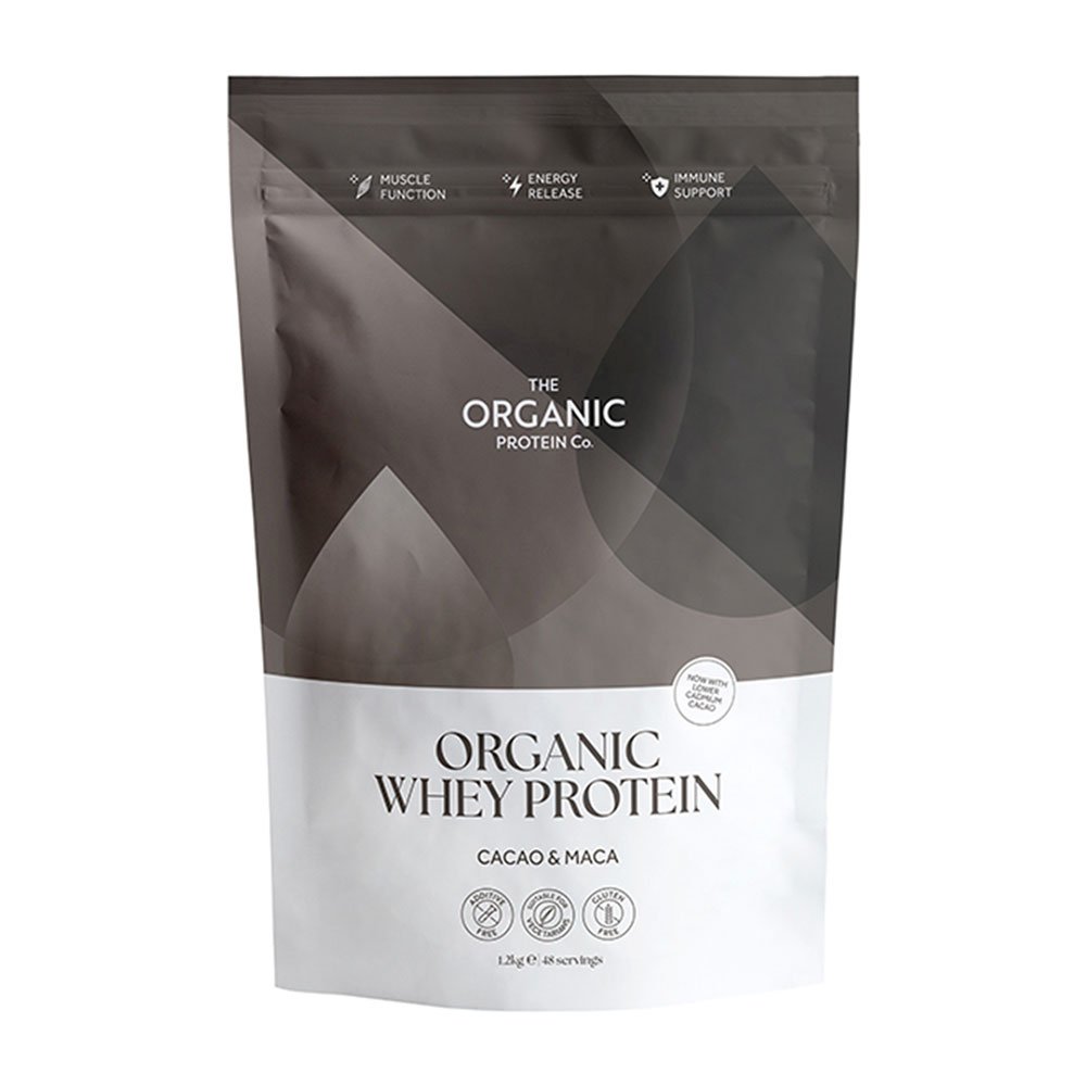 Organic Cacao & Maca Organic Whey Protein The Organic Protein Co. 1x1.2kg