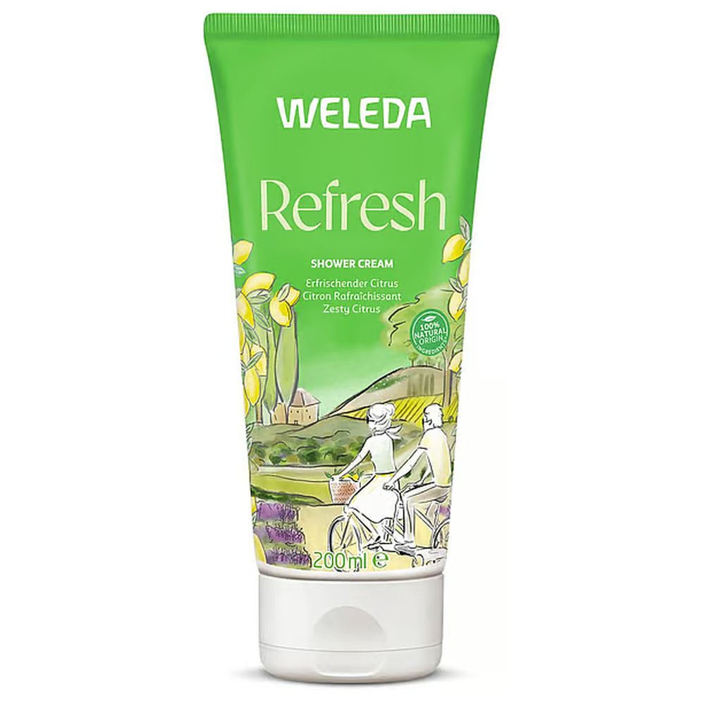 Organic Refresh Citrus Body Wash Weleda 6x200ml