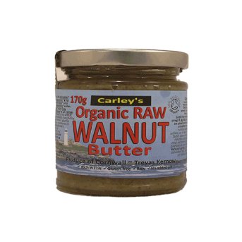 Organic Raw Walnut Butter - small Carley's 6x170g Organic Raw Walnut Butter - small Carley's 6x170g