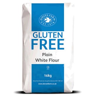 Sack Gluten-free Plain White Flour Freee from Doves Farm 16k
