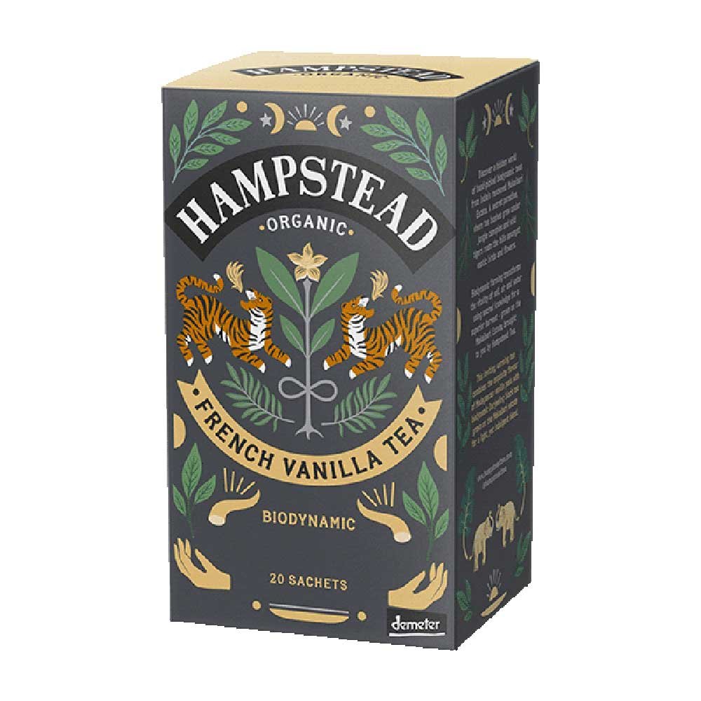 French Vanilla Black Tea Bags Hampstead 20bgs French Vanilla Black Tea Bags Hampstead 20bgs