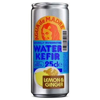 Lemon & Ginger Water Kefir Agua de Madre 12x250ml Lemon & Ginger Water Kefir Agua de Madre 12x250ml