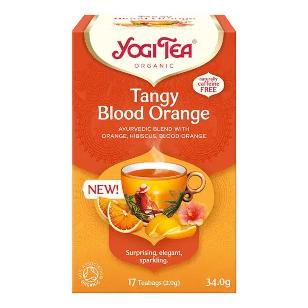 Organic Tangy Blood Orange Tea Yogi Tea 17bgs Organic Tangy Blood Orange Tea Yogi Tea 17bgs