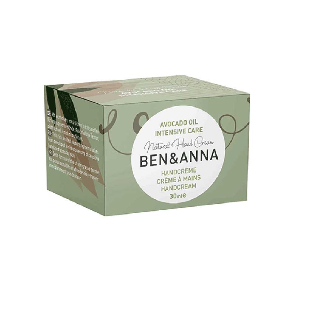 Organic Avocado Oil Intensive Hand Cream Ben & Anna 30ml