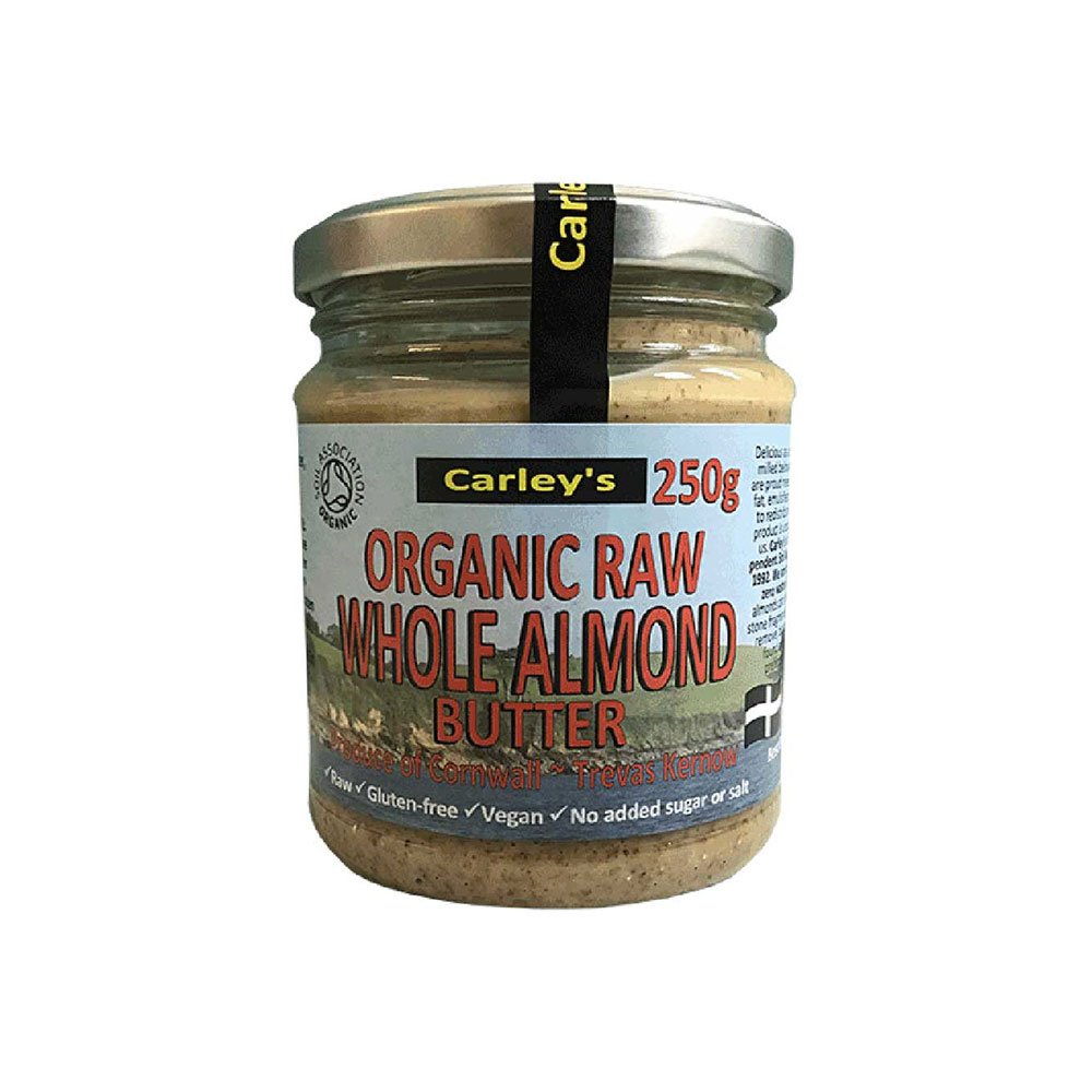 Organic Small Raw Whole Almond Butter Carley's 250g