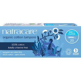 Organic Super Tampons Natracare 20