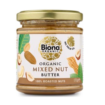 Organic Mixed Nut Butter Biona 6x170g Organic Mixed Nut Butter Biona 6x170g