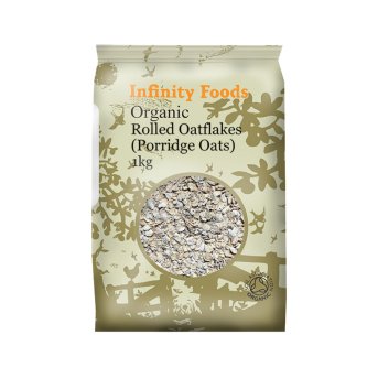 Organic Rolled Oatflakes Infinity Foods 1kg