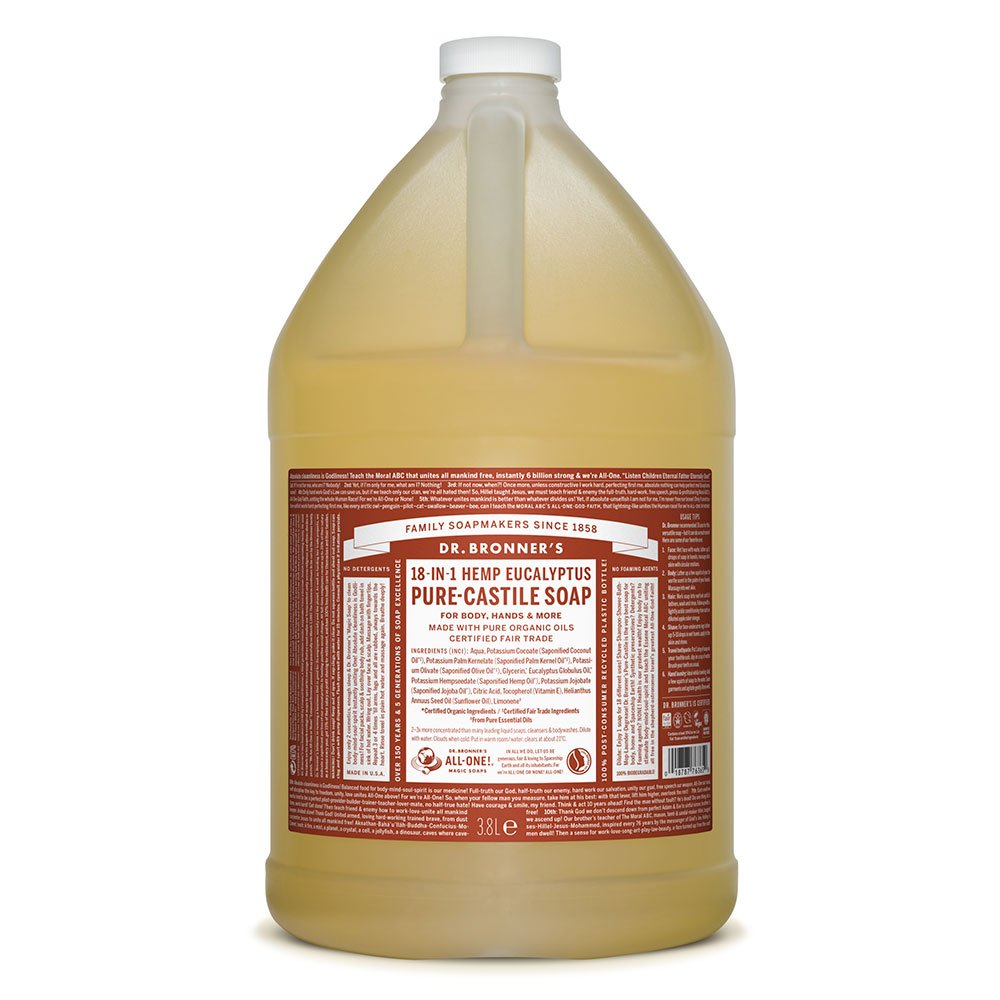 Organic Eucalyptus Liquid Soap - single Dr. Bronner 3.79l