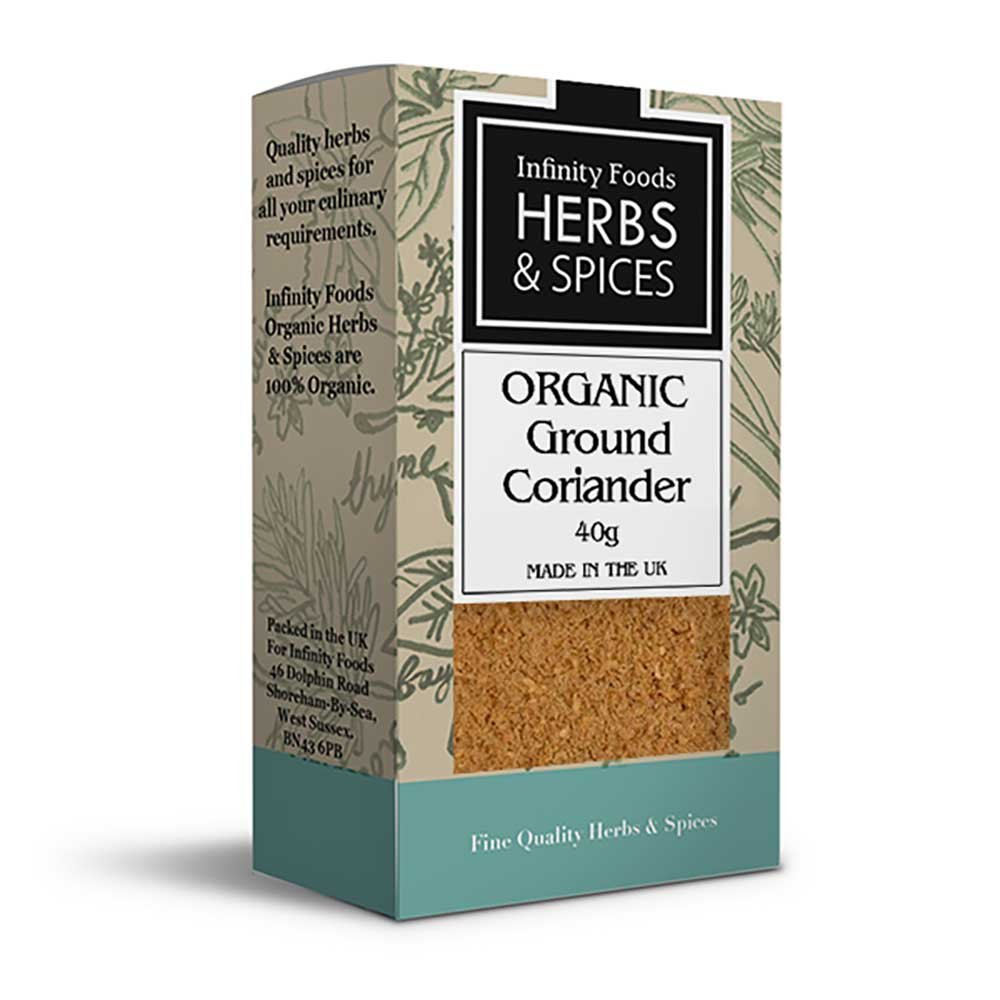 Organic Ground Coriander Infinity Foods 40g