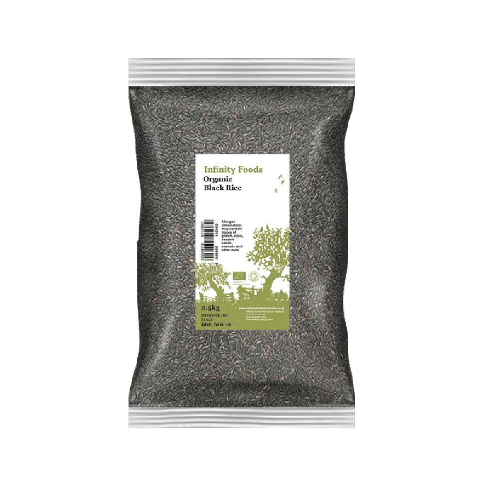 Organic Black Rice - 2.5kg - Italy Infinity Foods 2.5kg Organic Black Rice - 2.5kg - Italy Infinity Foods 2.5kg