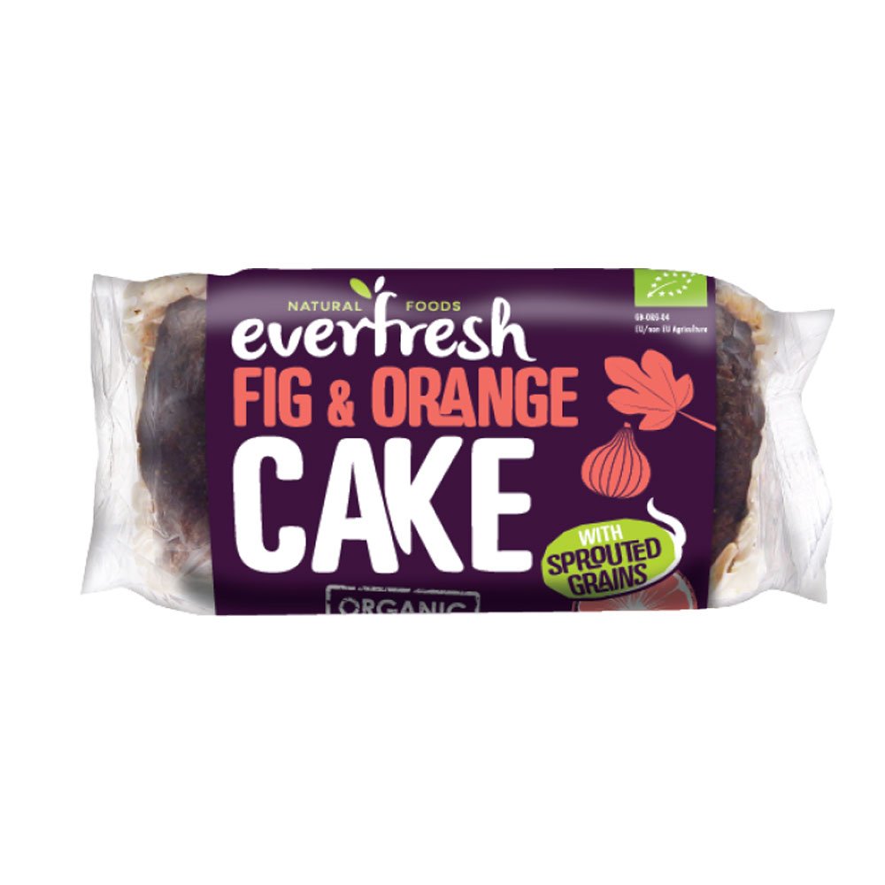 Organic Fig & Orange Cake - Sprouted Everfresh 350g Organic Fig & Orange Cake - Sprouted Everfresh 350g