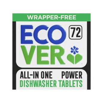 Power All in One Dishwasher Tablets - large Ecover 72pack