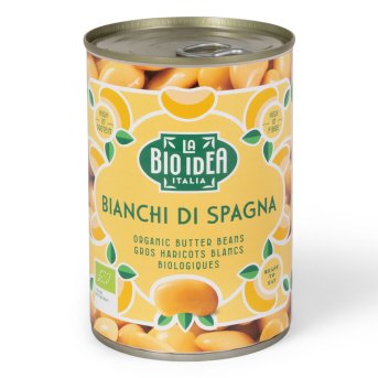 Organic Butter Beans La Bio-Idea 400g Organic Butter Beans La Bio-Idea 400g