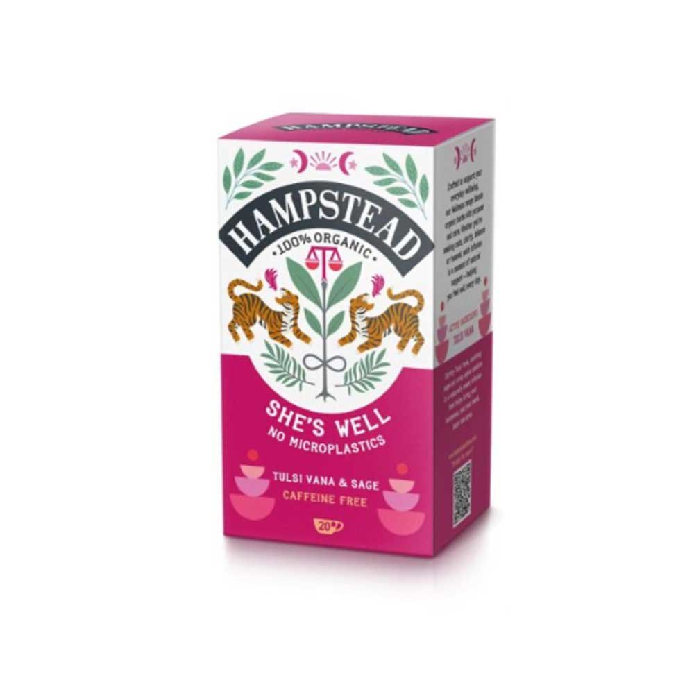 Organic She's Well Tea Hampstead 4x20bag