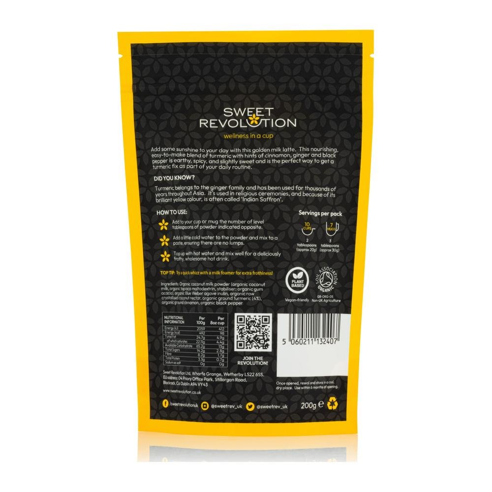 Organic Turmeric Latte - Instant Sweet Revolution 5x200g