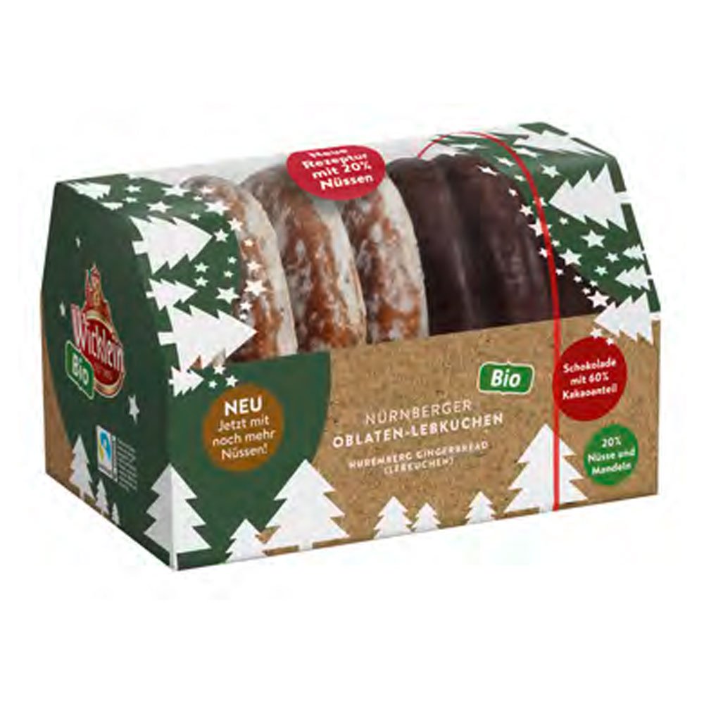 Organic Assorted Oblaten Lebkuchen Wicklein 18x200g Organic Assorted Oblaten Lebkuchen Wicklein 18x200g