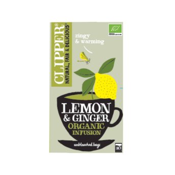 Organic Lemon & Ginger Infusion Clipper 20bgs