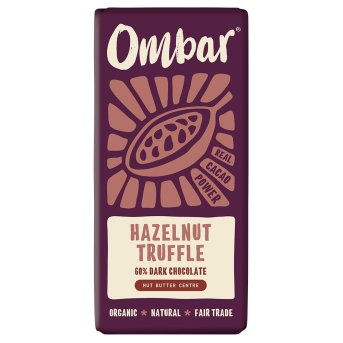Organic Hazelnut Truffle Centres Chocolate - large Ombar 10x70g Organic Hazelnut Truffle Centres Chocolate - large Ombar 10x70g