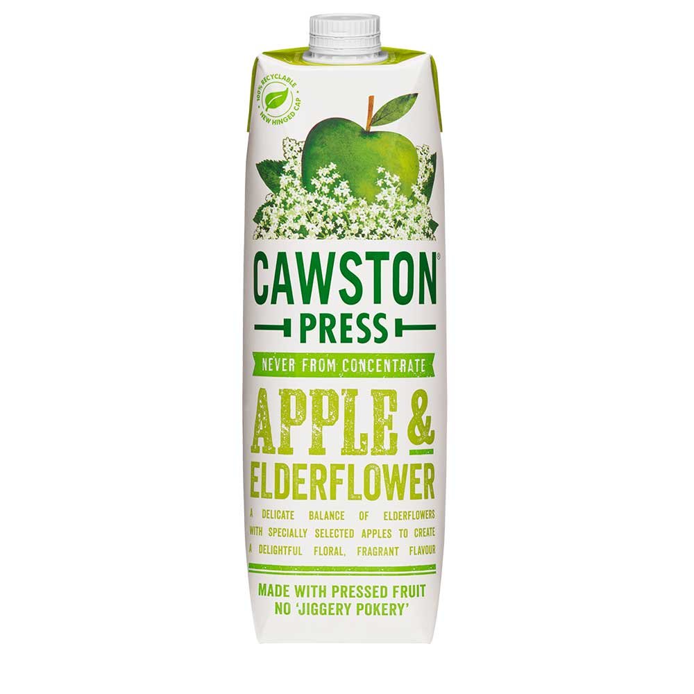 Apple & Elderflower Juice Cawston Press 6x1l