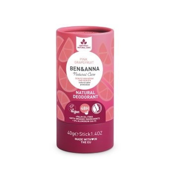 Pink Grapefruit Deodorant - paper tube Ben & Anna 1x40g