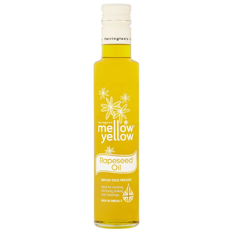 Mellow Yellow Cold Pressed Rapeseed Oil Farrington's 6x250ml