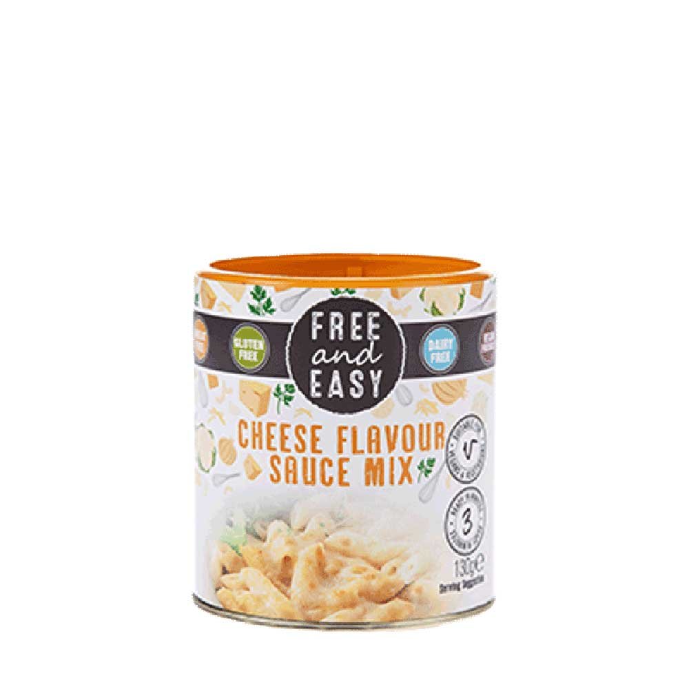 Dairy Free Cheese Flavour Sauce Mix Free & Easy 130g Dairy Free Cheese Flavour Sauce Mix Free & Easy 130g