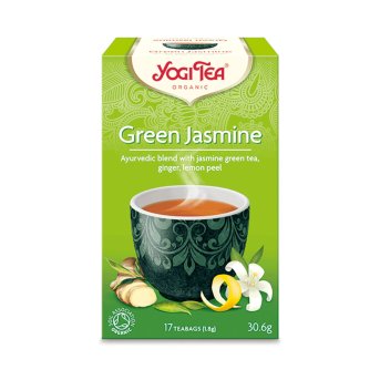 Organic Green Jasmine Tea Yogi Tea 17bgs