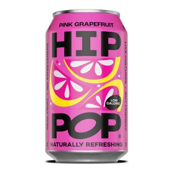 Pink Grapefruit Living Soda Hip Pop 330ml Pink Grapefruit Living Soda Hip Pop 330ml