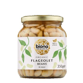 Organic Jar Flageolet Biona 350g