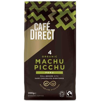 Organic CaféDirect Machu Picchu R&G - 4 CaféDirect 200g Organic CaféDirect Machu Picchu R&G - 4 CaféDirect 200g