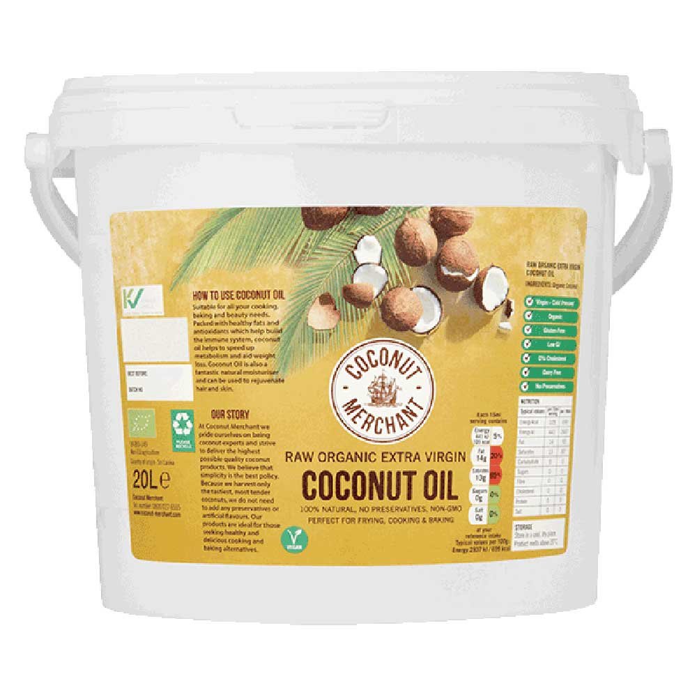 Organic Coconut Oil - raw extra virgin - plastic tub Coconut Organic Coconut Oil - raw extra virgin - plastic tub Coconut
