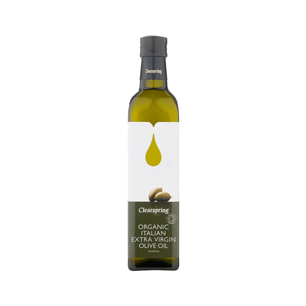 Organic Olive Oil - Extra Virgin - Italy Clearspring 500ml Organic Olive Oil - Extra Virgin - Italy Clearspring 500ml