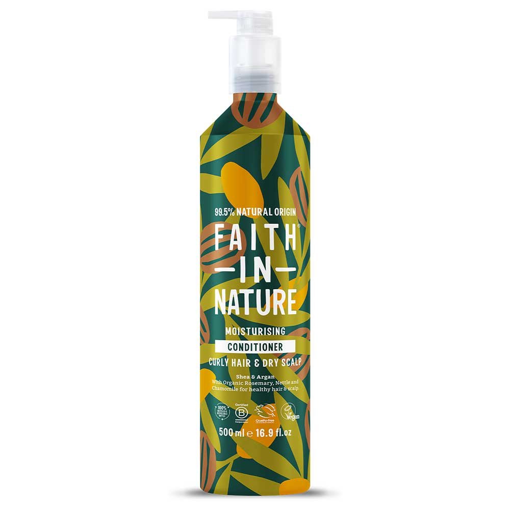 Shea & Argan Conditioner - Aluminium Faith in Nature 500ml