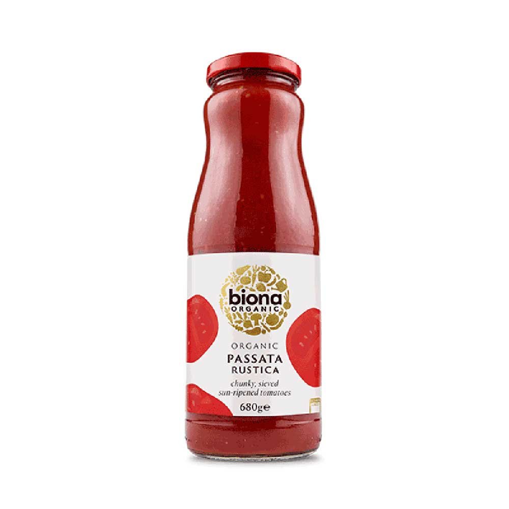Organic Passata Rustica Biona 680g Organic Passata Rustica Biona 680g