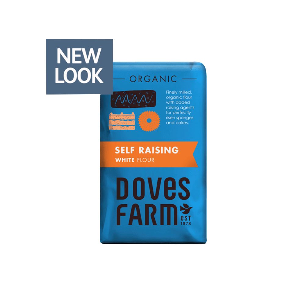 Organic Self Raising White Flour Doves Farm 1kg