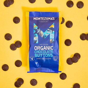 Organic Dark Chocolate Buttons Montezuma 8x120g Organic Dark Chocolate Buttons Montezuma 8x120g