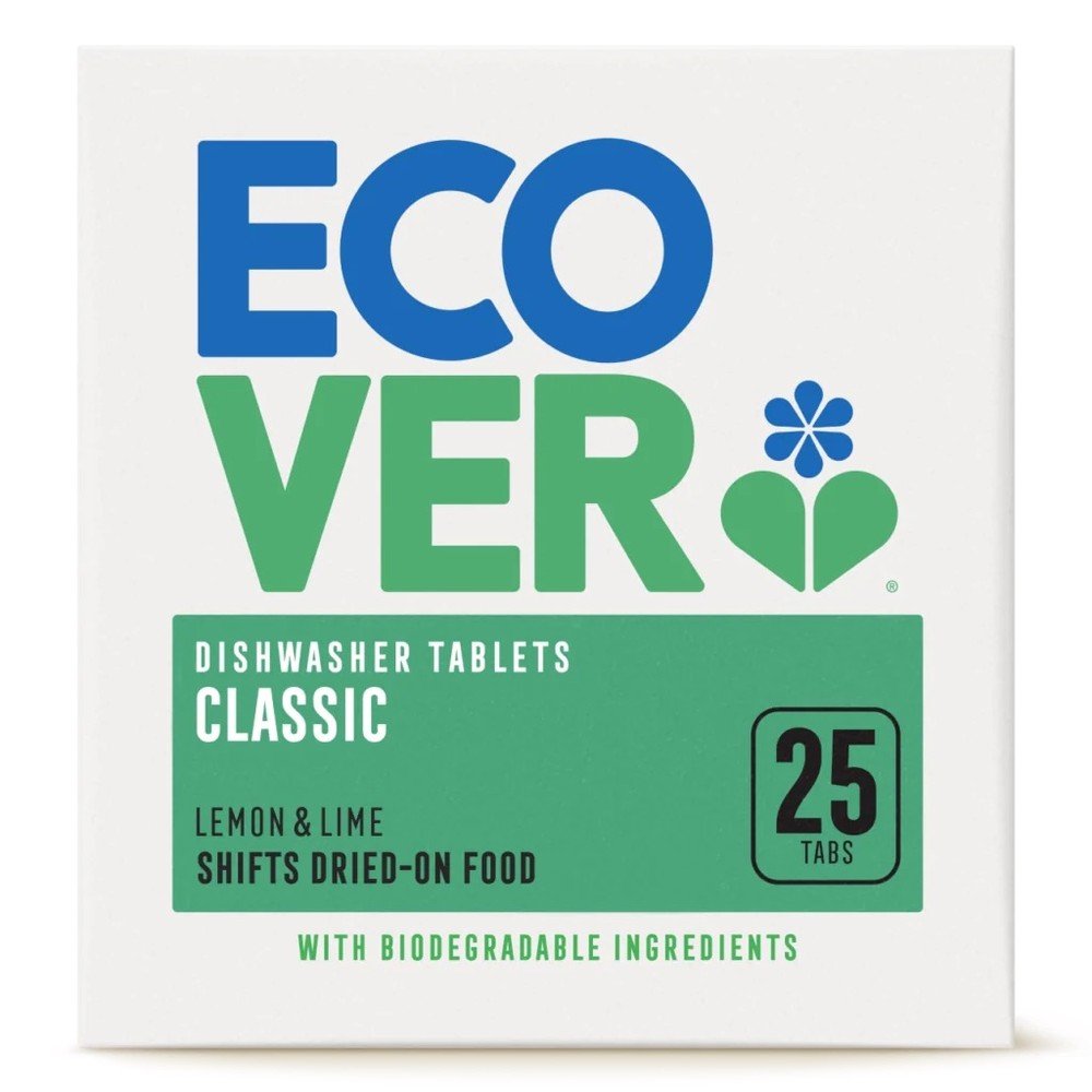 Classic Dishwash Tablets - small Ecover 6x25x20g Classic Dishwash Tablets - small Ecover 6x25x20g