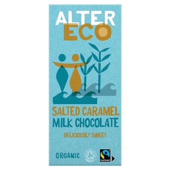 Organic Salted Caramel Milk Chocolate Bar