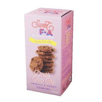 Organic Double Choc Chip Cookies Sweet FA 125g Organic Double Choc Chip Cookies Sweet FA 125g