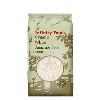Organic White Jasmine Rice Infinity Foods 500g