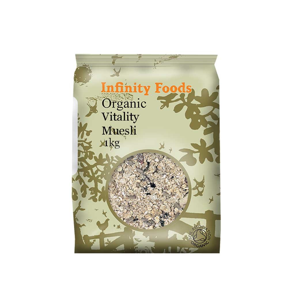 Organic Vitality Muesli Infinity Foods 1kg Organic Vitality Muesli Infinity Foods 1kg