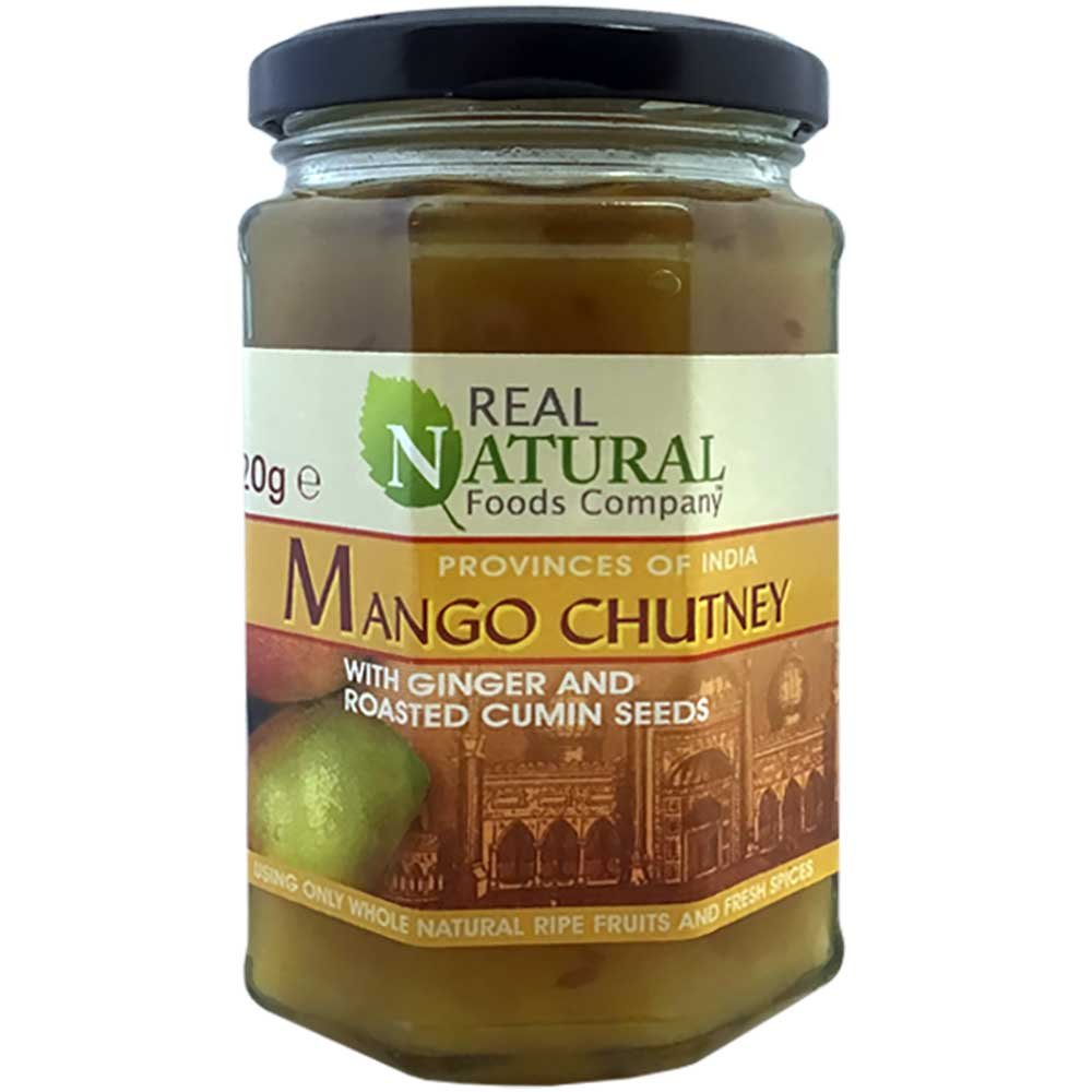 Mango Chutney with Ginger & Roast Cumin Real Natural 320g