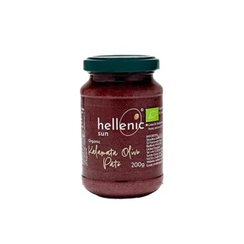 Organic Kalamata Olive Pâté Hellenic Sun 6x200g Organic Kalamata Olive Pâté Hellenic Sun 6x200g