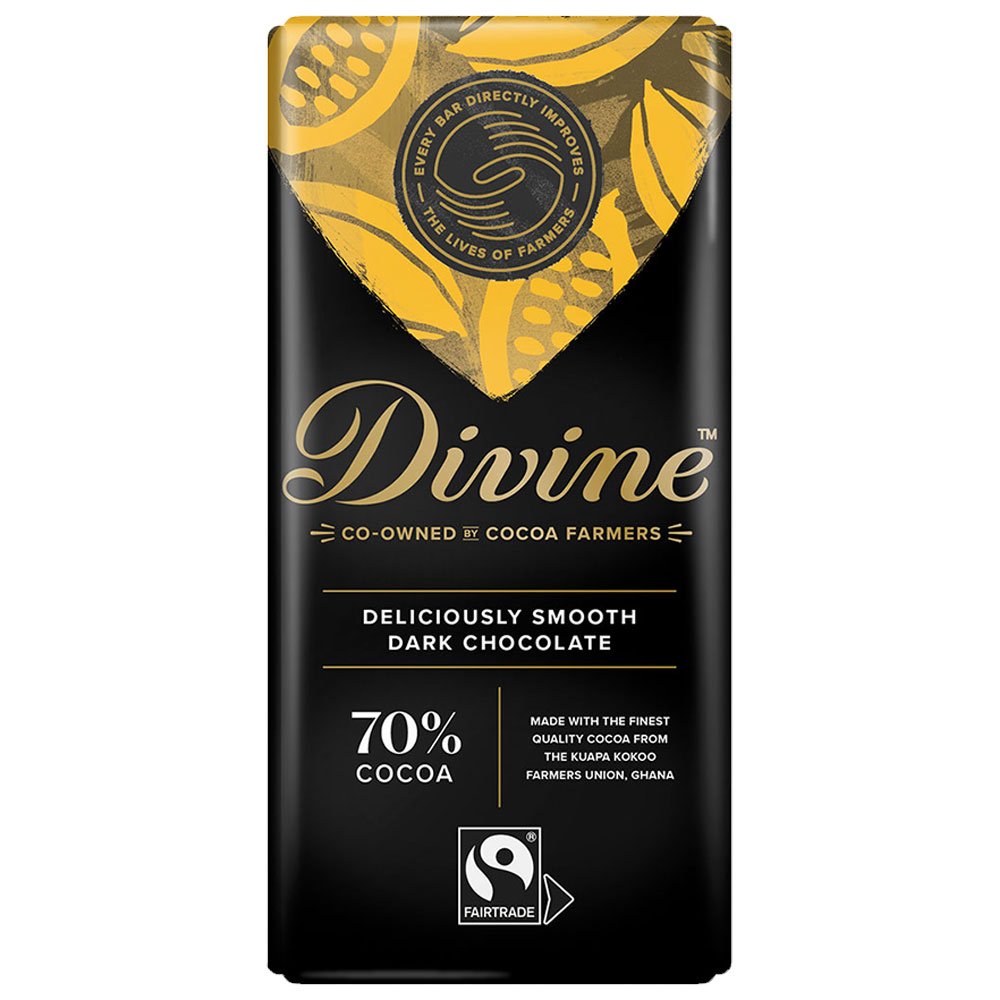 70% Dark Chocolate Divine 90g 70% Dark Chocolate Divine 90g